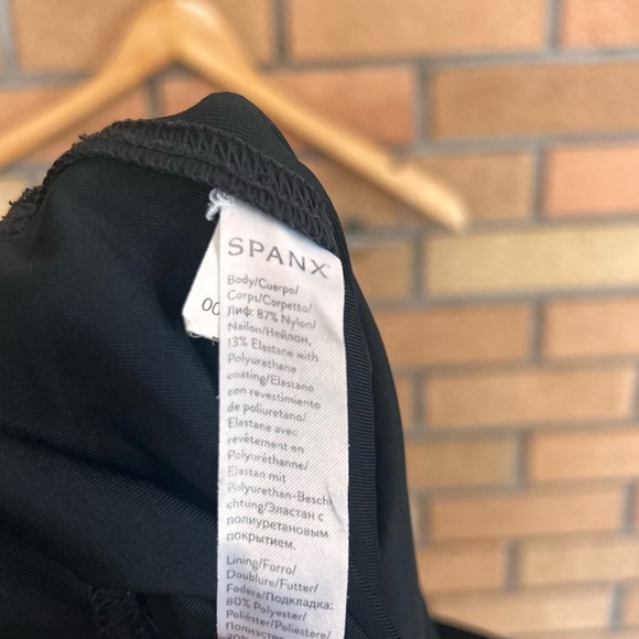 SPANX Faux Leather Leggings Black Women’s Size Small 2437 - Picture 6 of 9